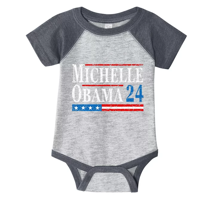 Political Democrat Michelle Obama 2024 Presidential Election Infant Baby Jersey Bodysuit