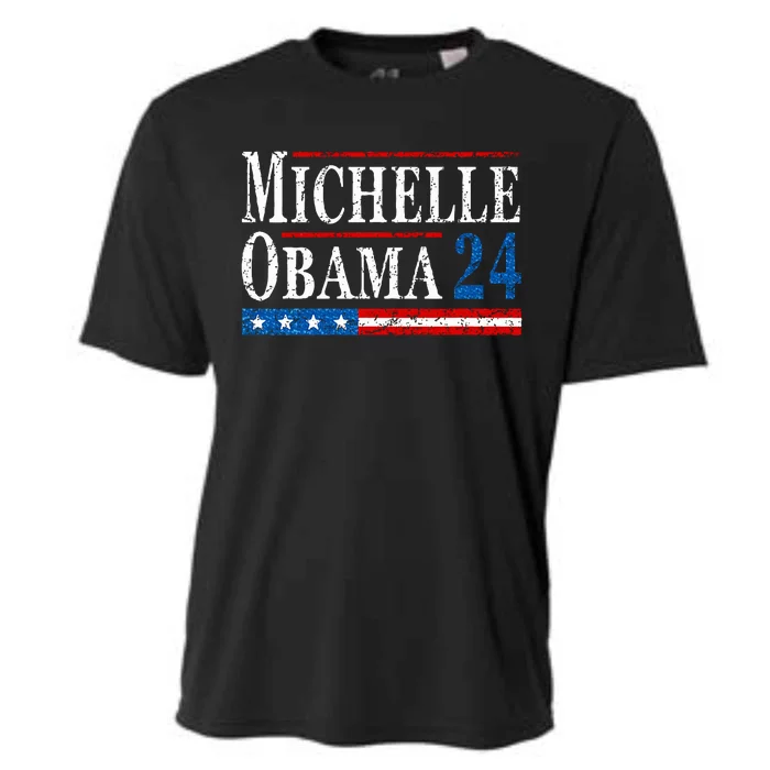 Political Democrat Michelle Obama 2024 Presidential Election Cooling Performance Crew T-Shirt