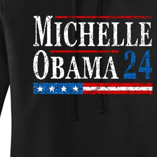 Political Democrat Michelle Obama 2024 Presidential Election Women's Pullover Hoodie