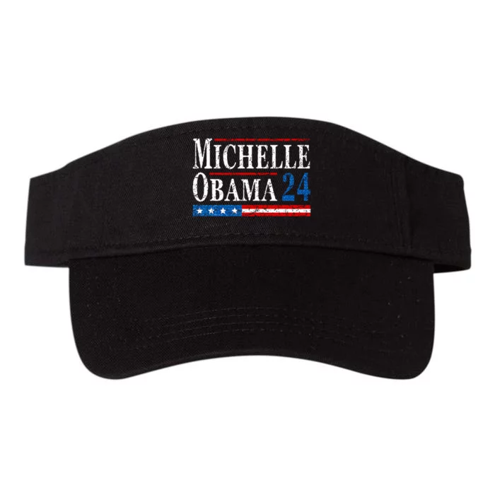 Political Democrat Michelle Obama 2024 Presidential Election Valucap Bio-Washed Visor