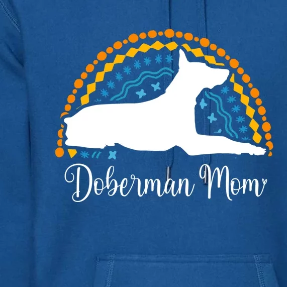 Pinscher Dober Mom Meaningful Gift Pinscher Dober Dog Gift Premium Hoodie