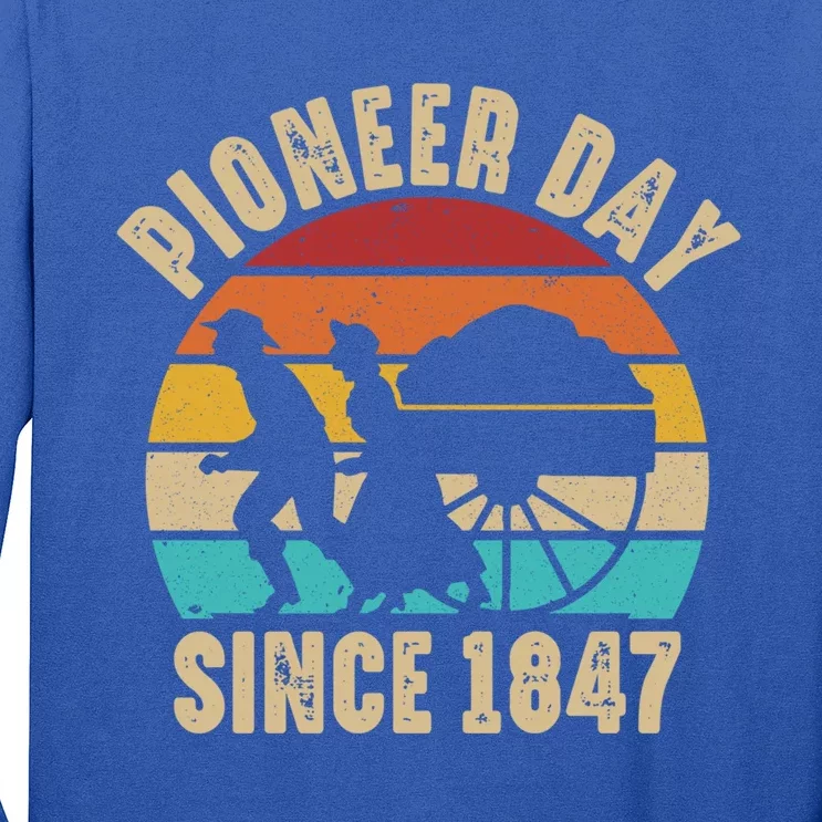 Pioneer Day Mormon Costume Utah Pioneer History Gift Long Sleeve Shirt