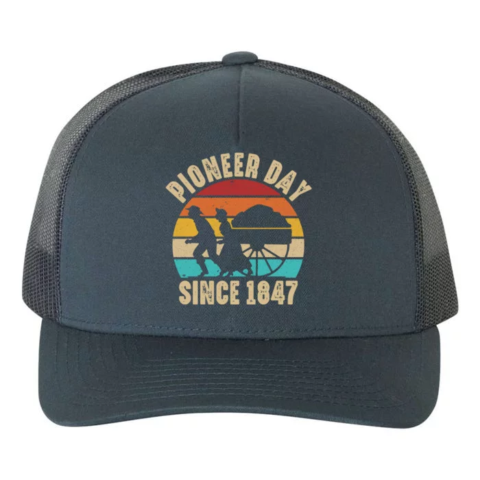 Pioneer Day Mormon Costume Utah Pioneer History Gift Yupoong Adult 5-Panel Trucker Hat