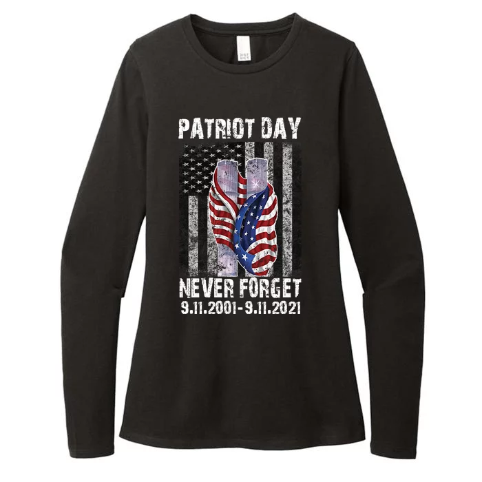 Patriot Day Never Forget 9/11 20th Anniversary Womens CVC Long Sleeve Shirt