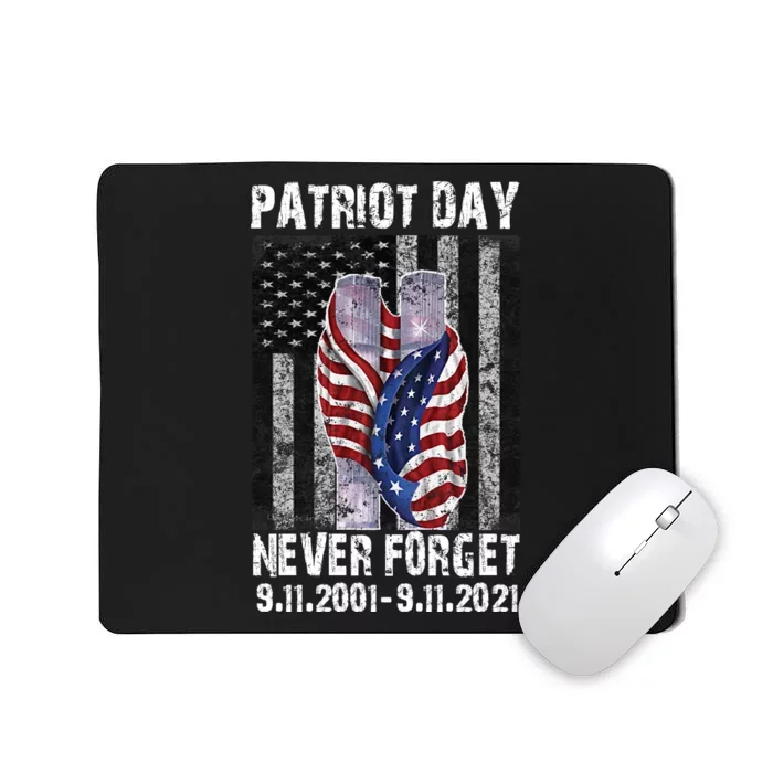 Patriot Day Never Forget 9/11 20th Anniversary Mousepad