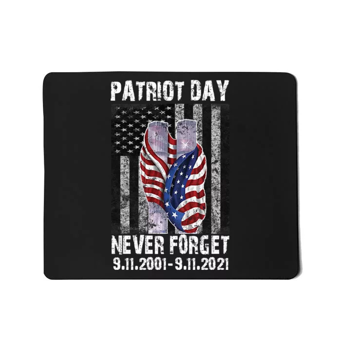 Patriot Day Never Forget 9/11 20th Anniversary Mousepad