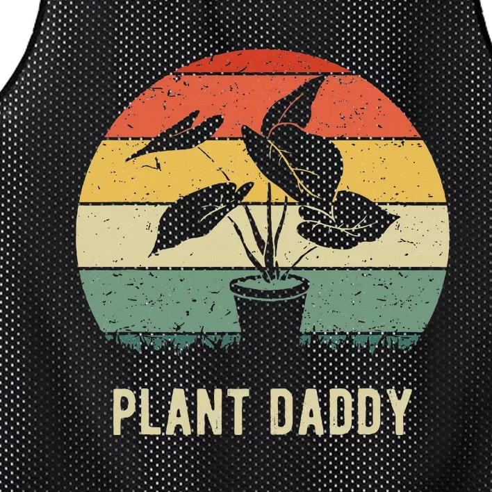 Plant Daddy Nature Botanical Gardener Plant Dad Gardening Mesh Reversible Basketball Jersey Tank