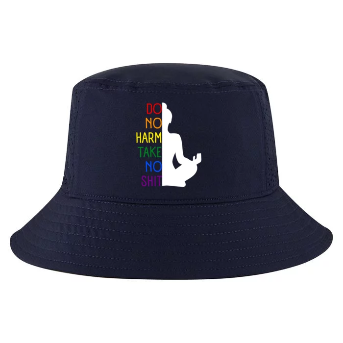 Pride Do No Harm Take No Shit Funny Gift Cool Comfort Performance Bucket Hat