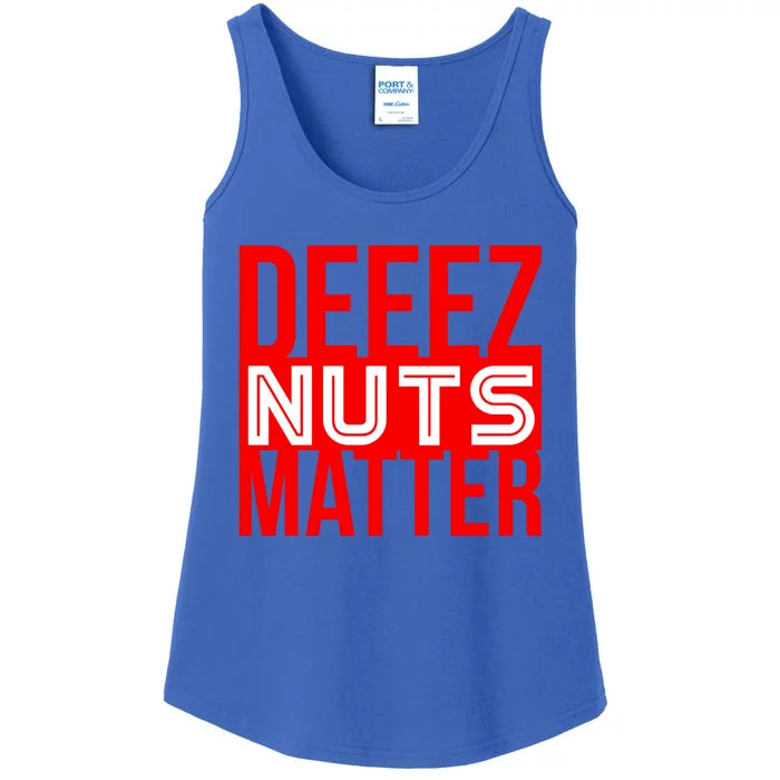 Patriotic Deez Nuts Matter Political Joke Black Lives Xmas Funny Gift Ladies Essential Tank