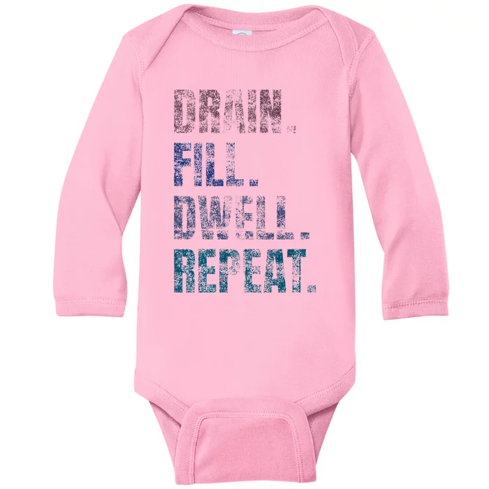 Peritoneal Dialysis Nurse Kidney Disease Funny Nursing Baby Long Sleeve Bodysuit