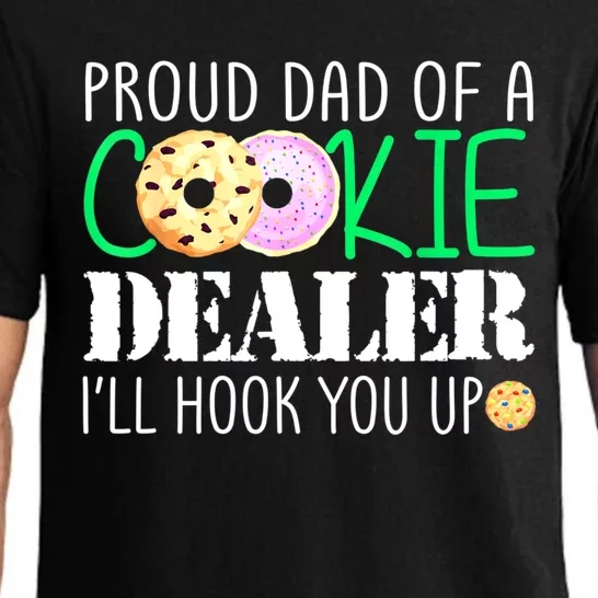 Proud Dad Of A Cookie Dealer Girl Troop Leader Matching Pajama Set