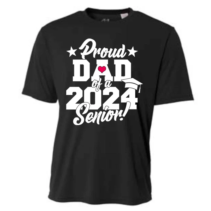 Proud Dad Of A 2024 Senior Grad Cooling Performance Crew T-Shirt