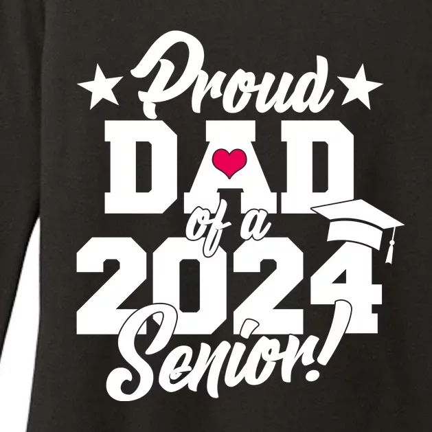 Proud Dad Of A 2024 Senior Grad Womens CVC Long Sleeve Shirt