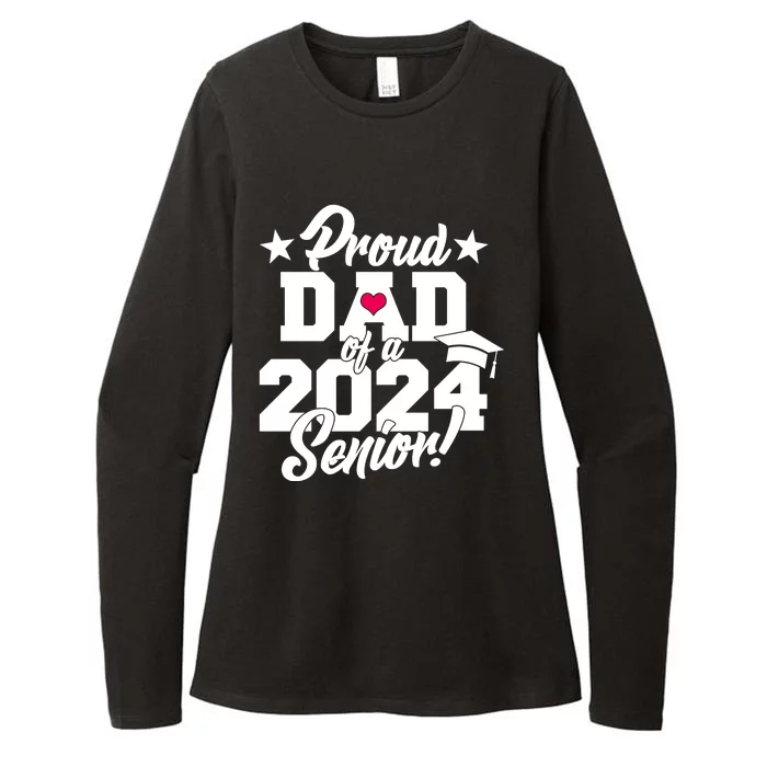 Proud Dad Of A 2024 Senior Grad Womens CVC Long Sleeve Shirt