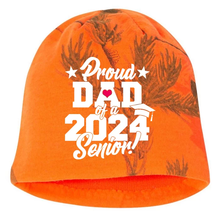 Proud Dad Of A 2024 Senior Grad Kati - Camo Knit Beanie