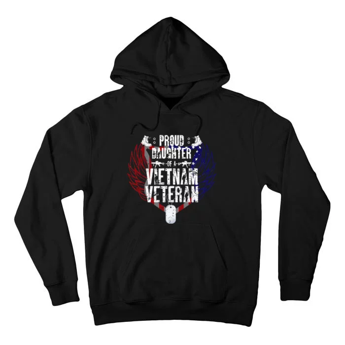 Proud Daughter Of A Vietnam Veteran Tall Hoodie