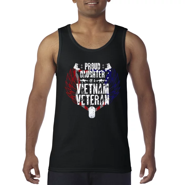 Proud Daughter Of A Vietnam Veteran Tank Top