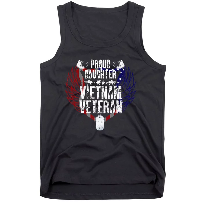 Proud Daughter Of A Vietnam Veteran Tank Top