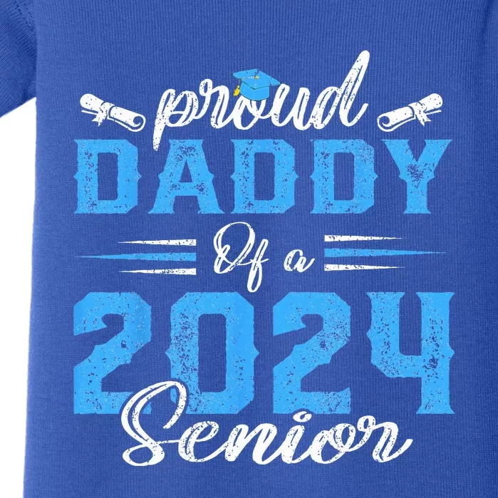 Proud Daddy Of A Class Of 2024 Senior Funny Graduation 24 Baby Bodysuit