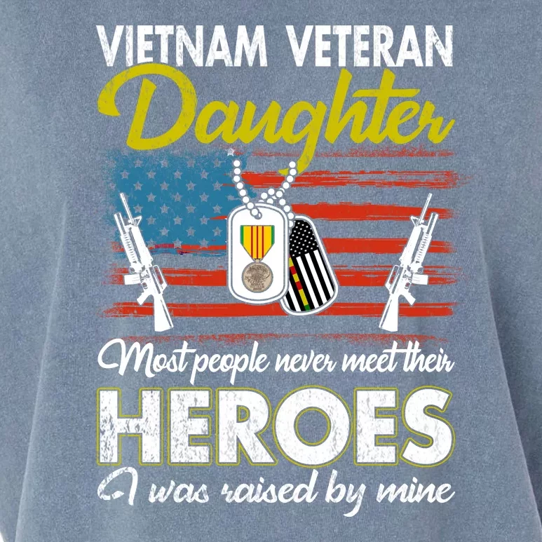 Proud Daughter Of A Vietnam Veteran Garment-Dyed Women's Muscle Tee