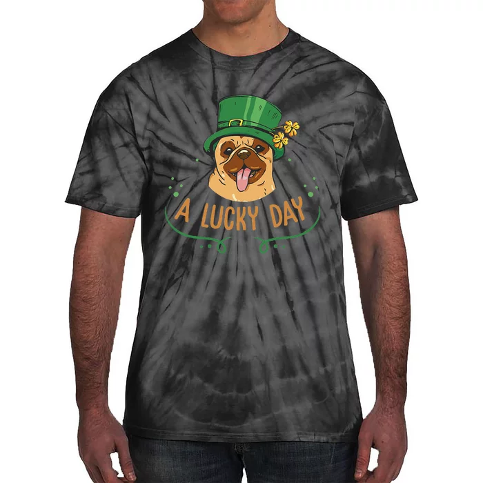 Patricks Day Outfit The Party Dog Top Irish Party Design Tie-Dye T-Shirt