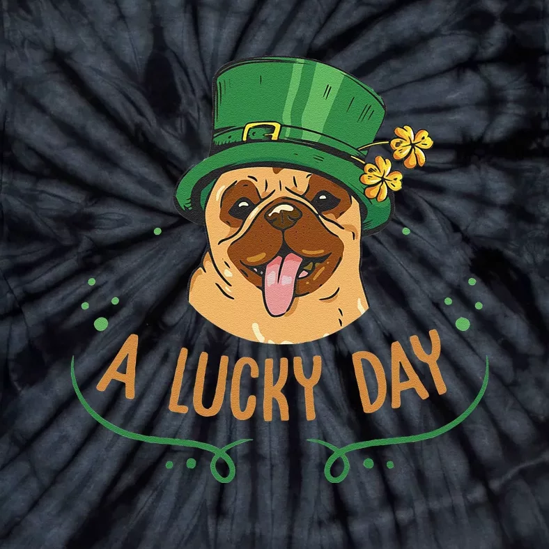 Patricks Day Outfit The Party Dog Top Irish Party Design Tie-Dye T-Shirt