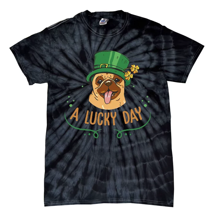 Patricks Day Outfit The Party Dog Top Irish Party Design Tie-Dye T-Shirt