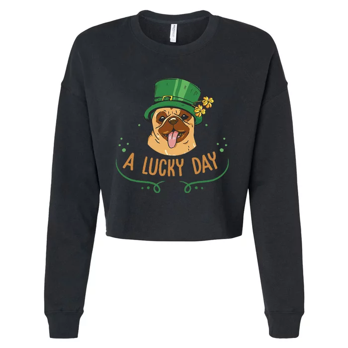 Patricks Day Outfit The Party Dog Top Irish Party Design Cropped Pullover Crew