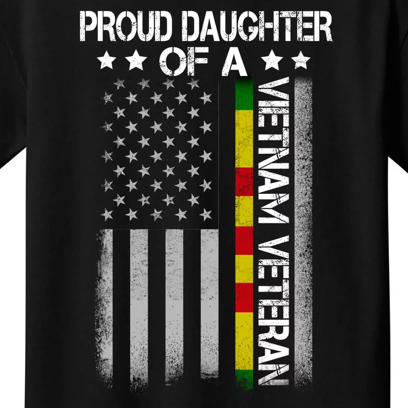 Proud Daughter Of A Vietnam Veteran Kids T-Shirt