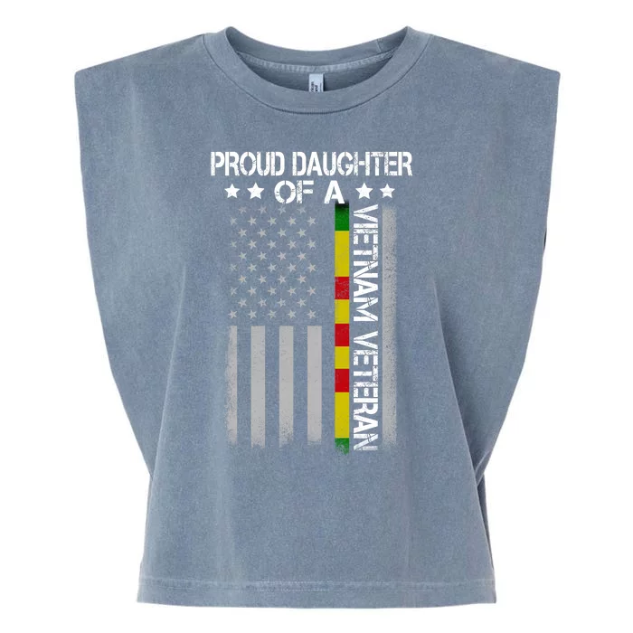 Proud Daughter Of A Vietnam Veteran Garment-Dyed Women's Muscle Tee