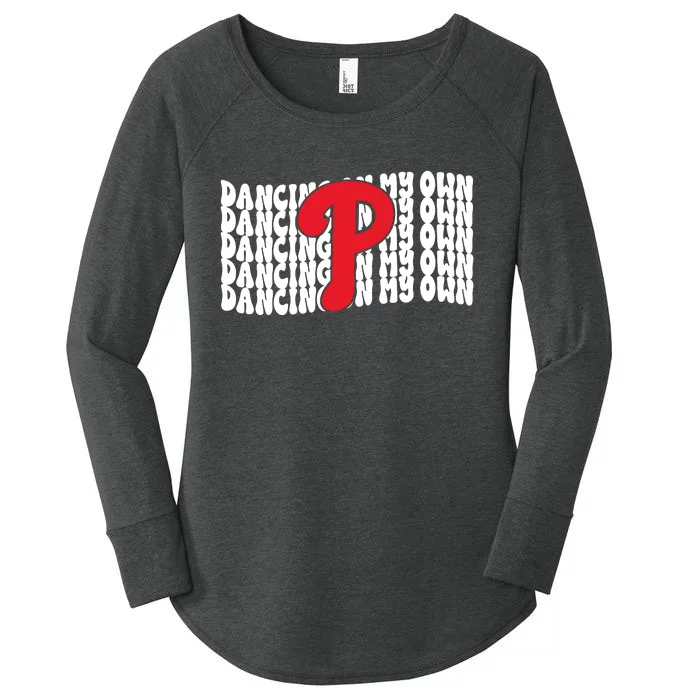 Phillies Dancing On My Own Women's Perfect Tri Tunic Long Sleeve Shirt