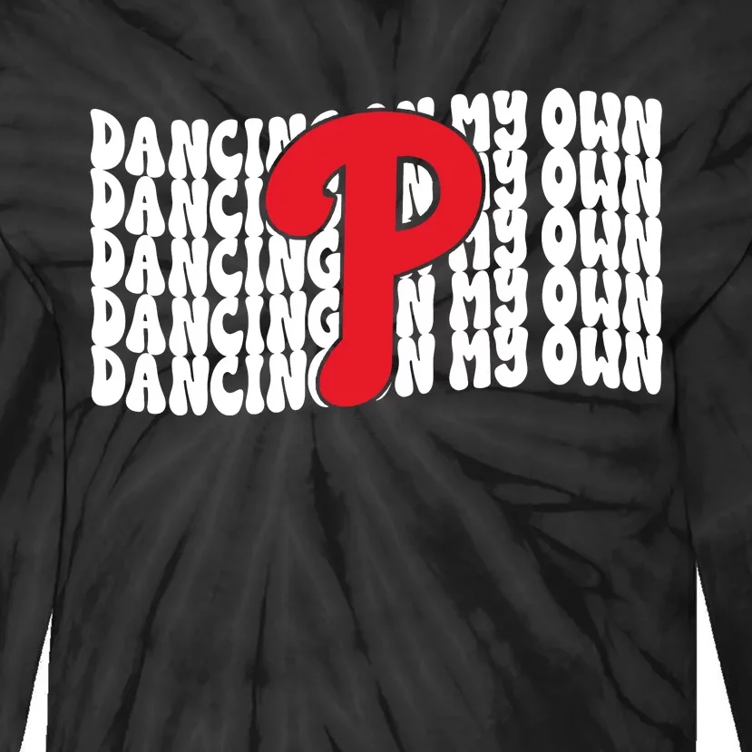 Phillies Dancing On My Own Tie-Dye Long Sleeve Shirt