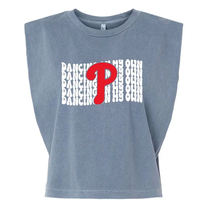 Phillies Dancing On My Own Garment-Dyed Women's Muscle Tee