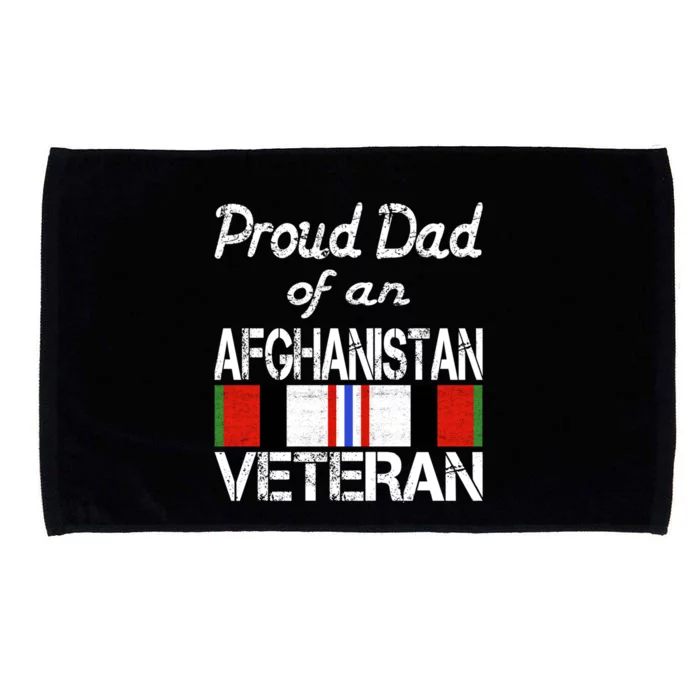 Proud Dad Of An Afghanistan Veteran Cute Gift Microfiber Hand Towel