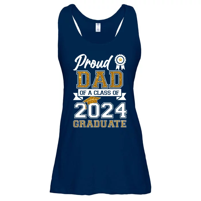 Proud Dad Of A Class Of 2024 Graduate Ladies Essential Flowy Tank