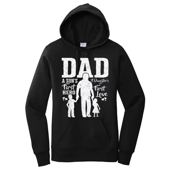 Proud Dad Of Twins Best Fathers Day Gift From son Women's Pullover Hoodie