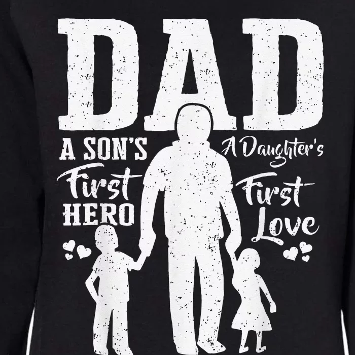 Proud Dad Of Twins Best Fathers Day Gift From son Womens California Wash Sweatshirt