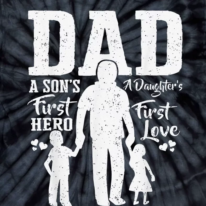 Proud Dad Of Twins Best Fathers Day Gift From son Tie-Dye T-Shirt