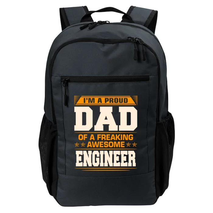 Proud Dad Of Awesome Engineer Fathers Day Gift Daily Commute Backpack