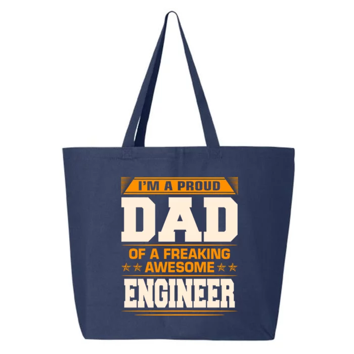 Proud Dad Of Awesome Engineer Fathers Day Gift 25L Jumbo Tote