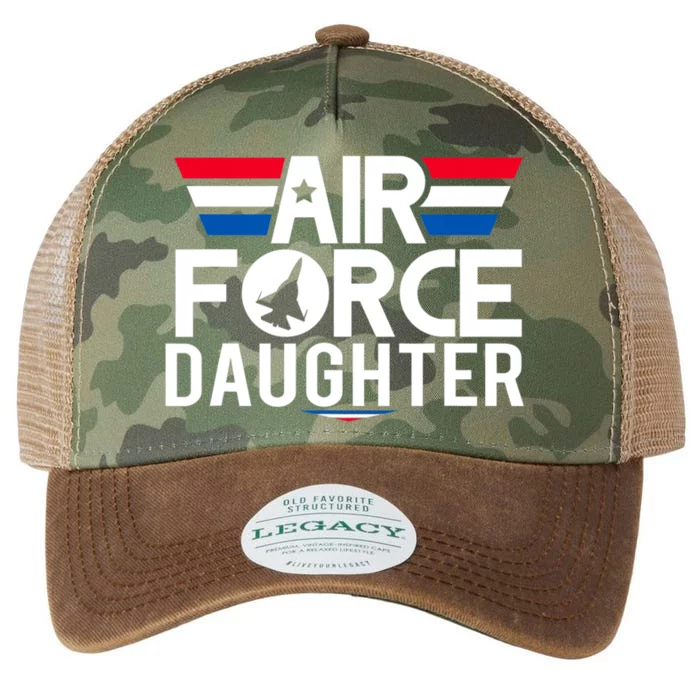 Proud Daughter Of A U.S. Air Force Veteran Gift Legacy Tie Dye Trucker Hat