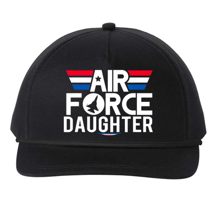 Proud Daughter Of A U.S. Air Force Veteran Gift Snapback Five-Panel Rope Hat