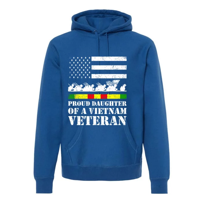 Proud Daughter Of A Vietnam Veteran Gift Premium Hoodie