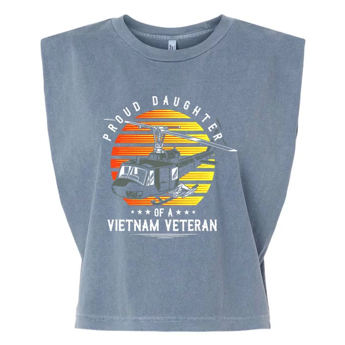 Proud Daughter Of A Vietnam Veteran Garment-Dyed Women's Muscle Tee