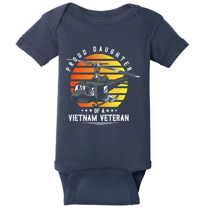 Proud Daughter Of A Vietnam Veteran Baby Bodysuit