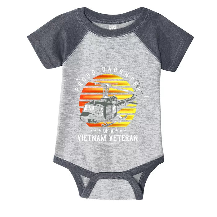 Proud Daughter Of A Vietnam Veteran Infant Baby Jersey Bodysuit