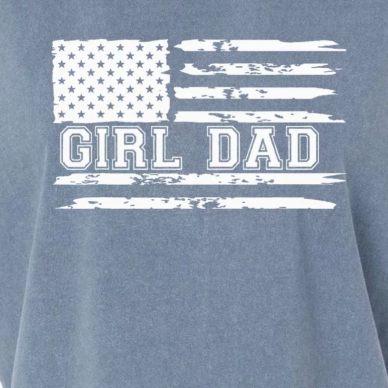 Proud Dad Of Girl Father Of For Dad Xmas Garment-Dyed Women's Muscle Tee