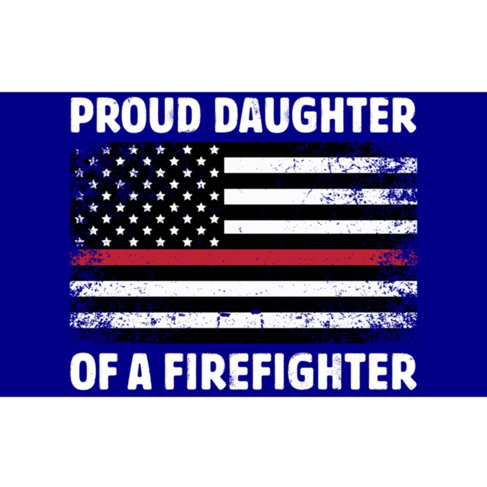 Proud Daughter Of A Firefighter Family Thin Red Line Flag Gift Bumper Sticker