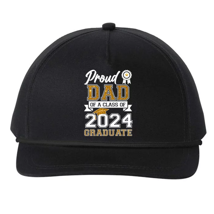 Proud Dad Of The Class Of 2024 Graduate Snapback Five-Panel Rope Hat