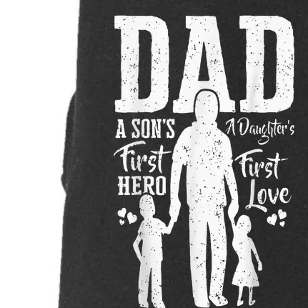 Proud Dad Of Twins Best Fathers Day Gift From Son Doggie 3-End Fleece Hoodie